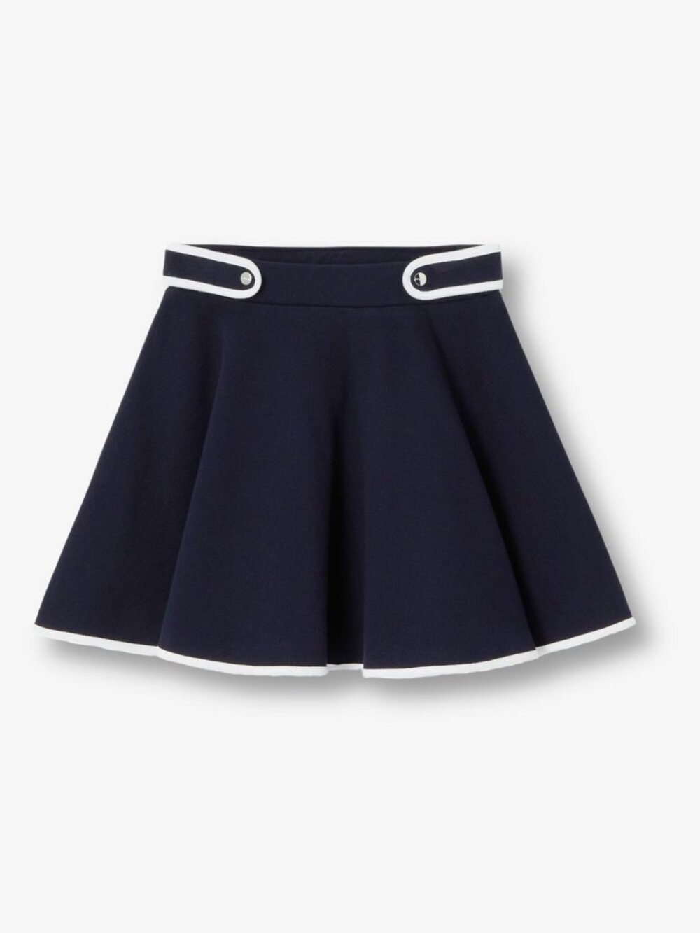 Jacadi Paris Girl Skater Skirt Navy White Size 5